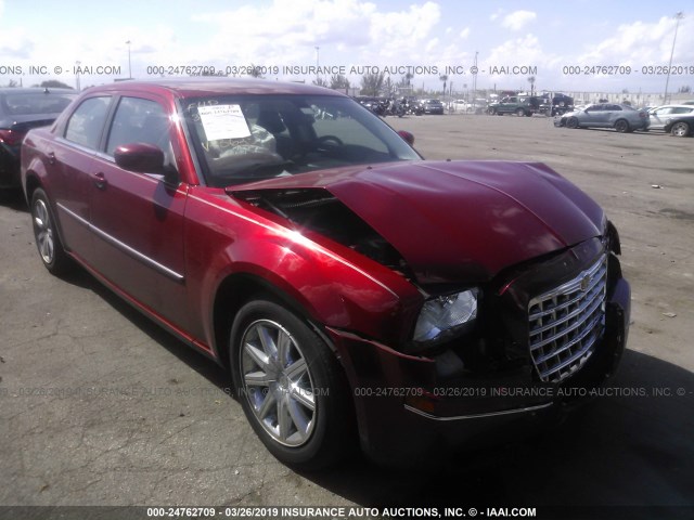 2C3LA53VX9H553623 - 2009 CHRYSLER 300 TOURING RED photo 1