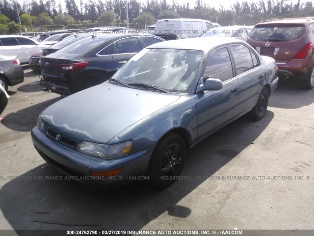 2T1BB02E2TC147216 - 1996 TOYOTA COROLLA DX GREEN photo 2