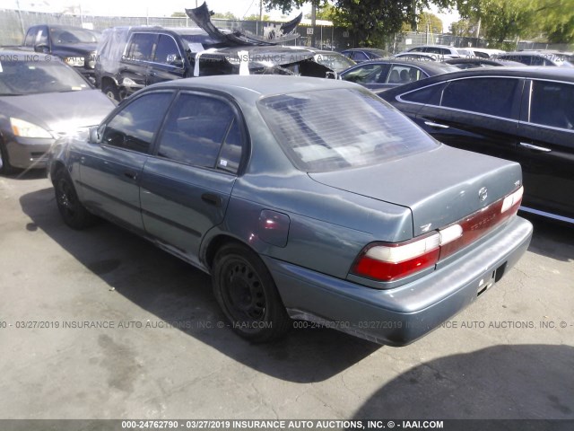 2T1BB02E2TC147216 - 1996 TOYOTA COROLLA DX GREEN photo 3