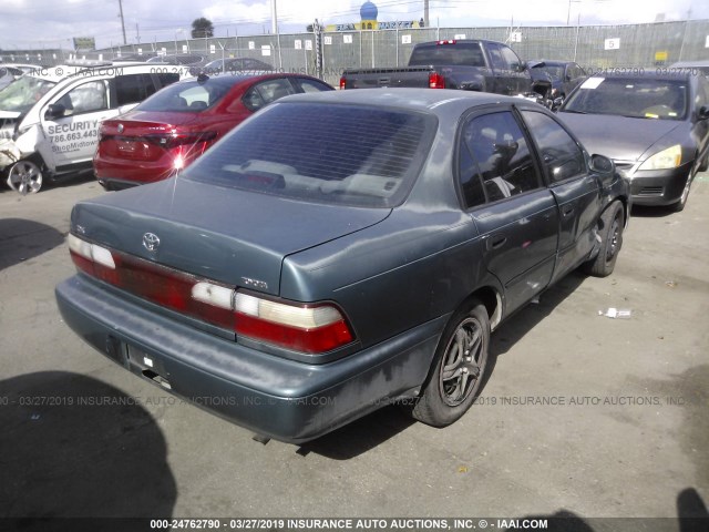 2T1BB02E2TC147216 - 1996 TOYOTA COROLLA DX GREEN photo 4