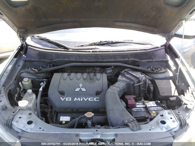 JA4MS31X57Z021791 - 2007 MITSUBISHI OUTLANDER ES/LS 蓝色 照片 10