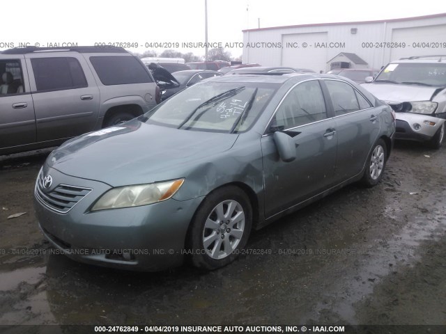 4T1BK46K87U539581 - 2007 TOYOTA CAMRY NEW GENERAT LE/XLE/SE Light Blue photo 2