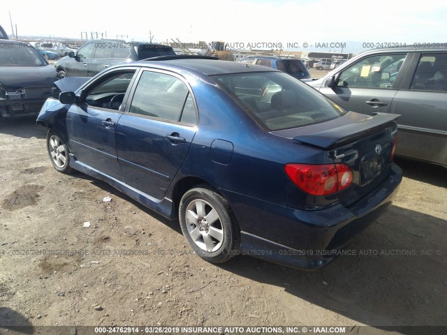 1NXBR32E36Z733665 - 2006 TOYOTA COROLLA CE/LE/S BLUE photo 3