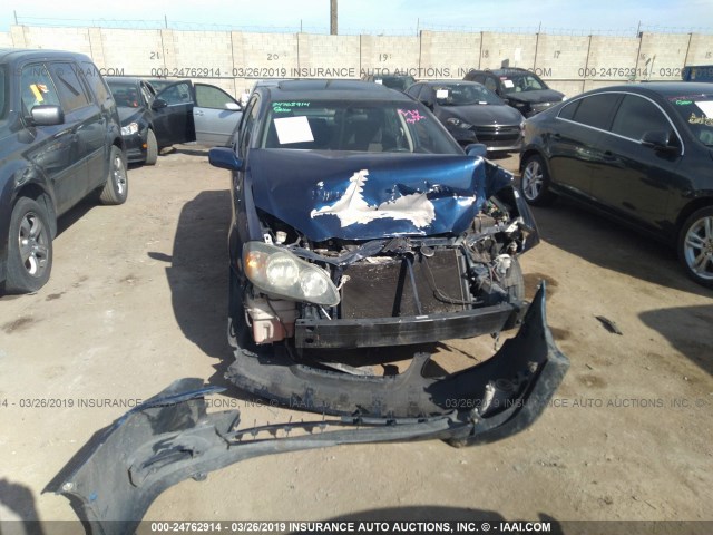 1NXBR32E36Z733665 - 2006 TOYOTA COROLLA CE/LE/S BLUE photo 6