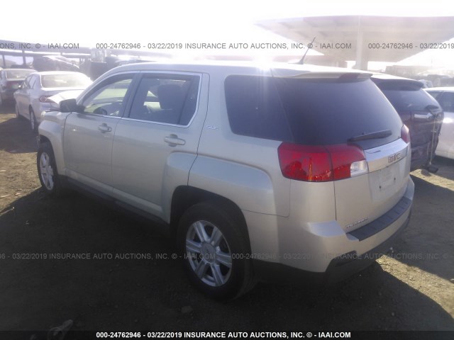 2GKALMEK6E6142482 - 2014 GMC TERRAIN SLE TAN photo 3