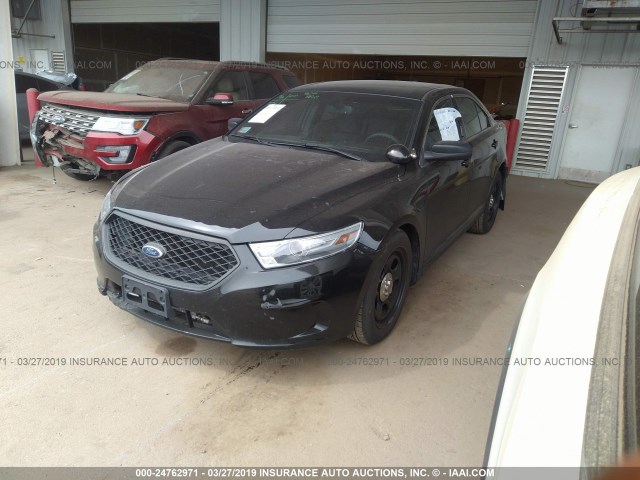 1FAHP2M88DG124417 - 2013 FORD TAURUS POLICE INTERCEPTOR BLACK photo 2