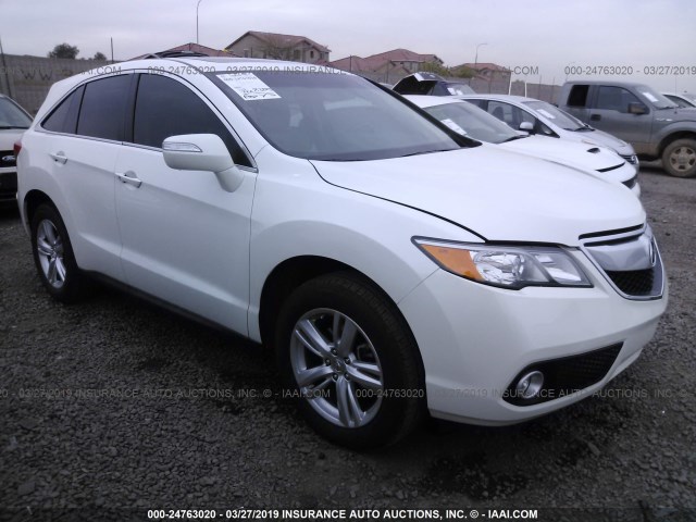 5J8TB3H54DL009749 - 2013 ACURA RDX TECHNOLOGY WHITE photo 1