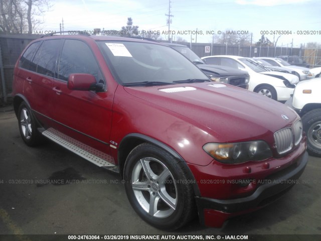 5UXFA935X6LE84853 - 2006 BMW X5 4.8IS RED photo 1