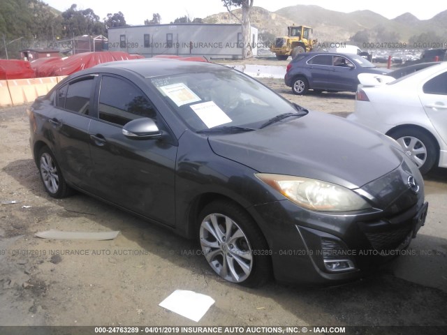 JM1BL1S6XA1144285 - 2010 MAZDA 3 S GRAY photo 1