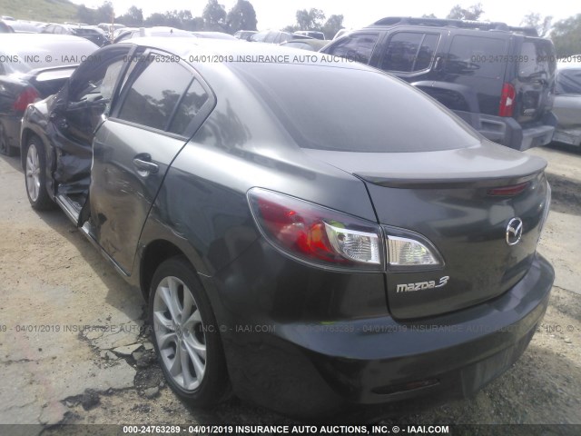 JM1BL1S6XA1144285 - 2010 MAZDA 3 S GRAY photo 3