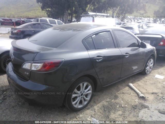 JM1BL1S6XA1144285 - 2010 MAZDA 3 S GRAY photo 4