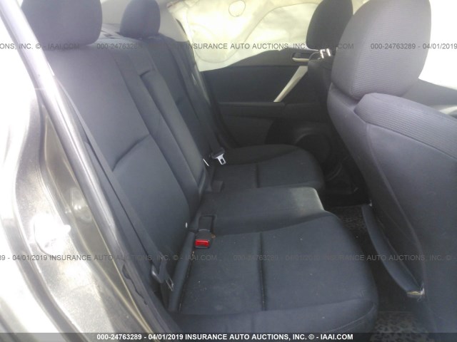 JM1BL1S6XA1144285 - 2010 MAZDA 3 S GRAY photo 8