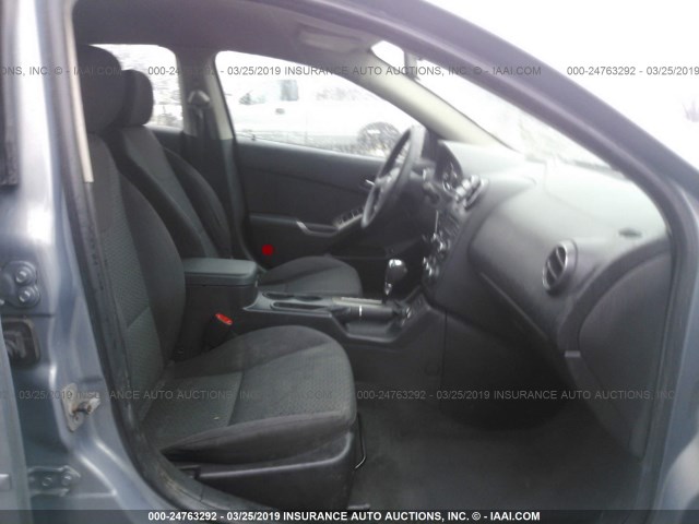 1G2ZF58B474150435 - 2007 PONTIAC G6 VALUE LEADER/BASE Light Blue photo 5