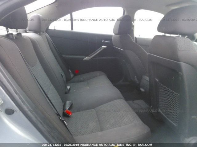 1G2ZF58B474150435 - 2007 PONTIAC G6 VALUE LEADER/BASE Light Blue photo 8