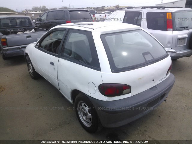 2C1MR2264T6785975 - 1996 GEO METRO LSI WHITE photo 3