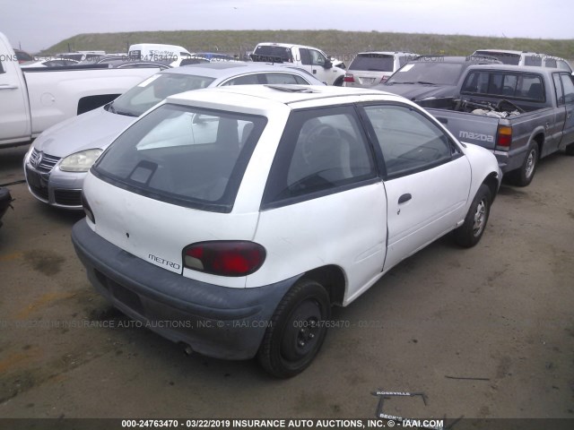 2C1MR2264T6785975 - 1996 GEO METRO LSI WHITE photo 4