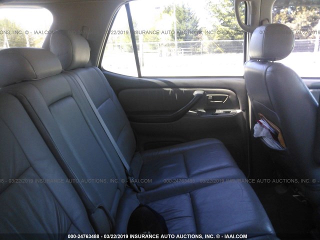 5TDBT48A62S071160 - 2002 TOYOTA SEQUOIA LIMITED WHITE photo 8