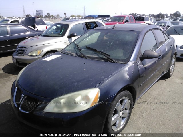 1G2ZH57N384104408 - 2008 PONTIAC G6 GT BLUE photo 2