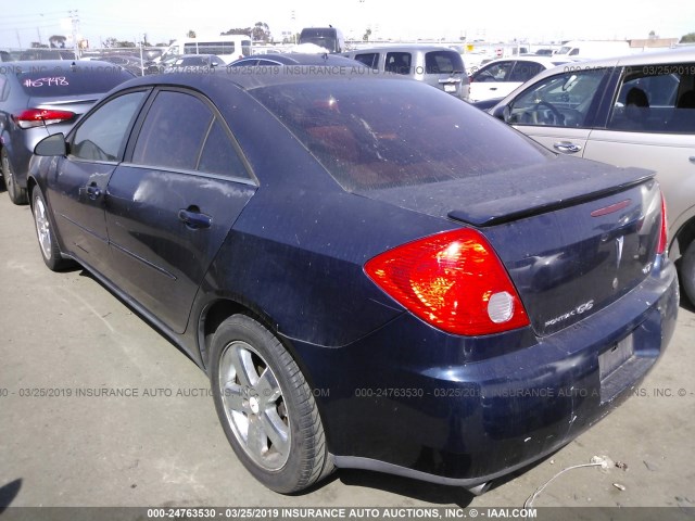 1G2ZH57N384104408 - 2008 PONTIAC G6 GT BLUE photo 3