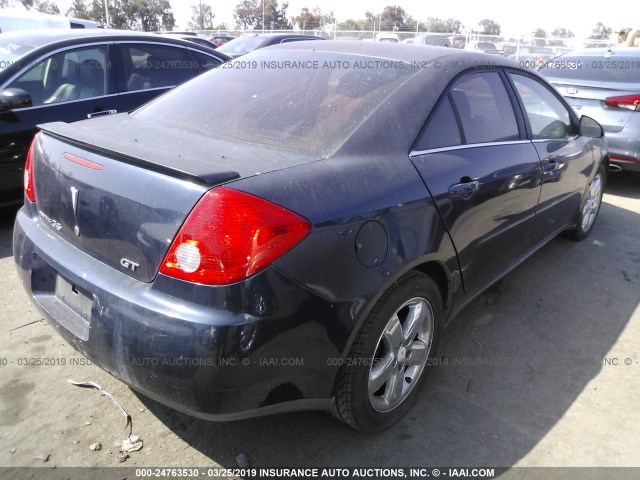 1G2ZH57N384104408 - 2008 PONTIAC G6 GT BLUE photo 4