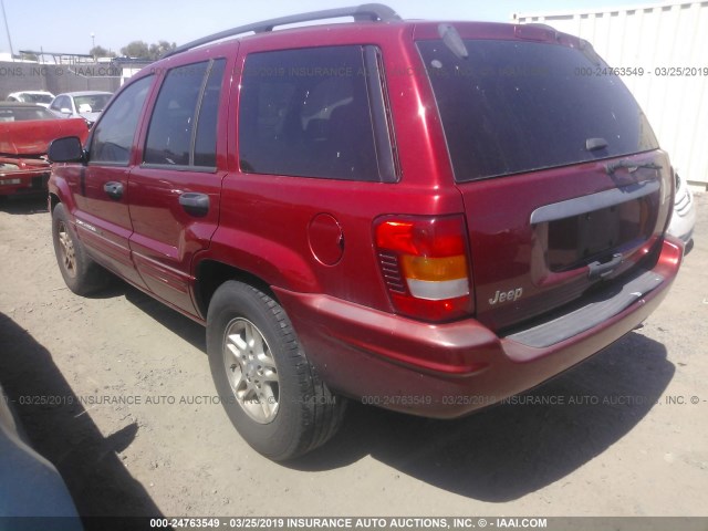 1J4GX48S54C233202 - 2004 JEEP GRAND CHEROKEE LAREDO/COLUMBIA/FREEDOM 红色 照片 3