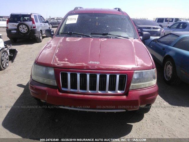 1J4GX48S54C233202 - 2004 JEEP GRAND CHEROKEE LAREDO/COLUMBIA/FREEDOM 红色 照片 6