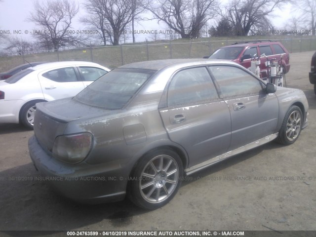 JF1GD77687L502548 - 2007 SUBARU IMPREZA WRX STI LIMITED SILVER photo 4