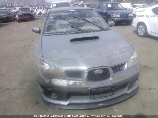 JF1GD77687L502548 - 2007 SUBARU IMPREZA WRX STI LIMITED SILVER photo 6