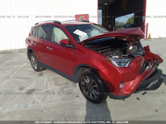 JTMYFREV9GJ080459 - 2016 TOYOTA RAV4 LIMITED RED photo 1