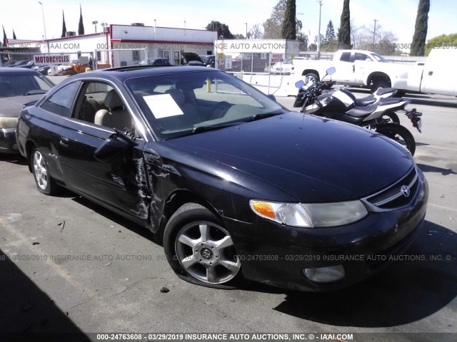 2T1CF28P0YC305797 - 2000 TOYOTA CAMRY SOLARA SE/SLE BLACK photo 1