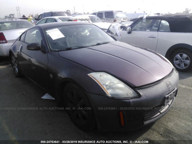 JN1AZ34D53T119466 - 2003 NISSAN 350Z COUPE PURPLE photo 1