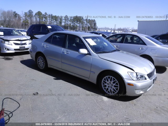 JTHBD192430067291 - 2003 LEXUS IS 300 SILVER photo 1