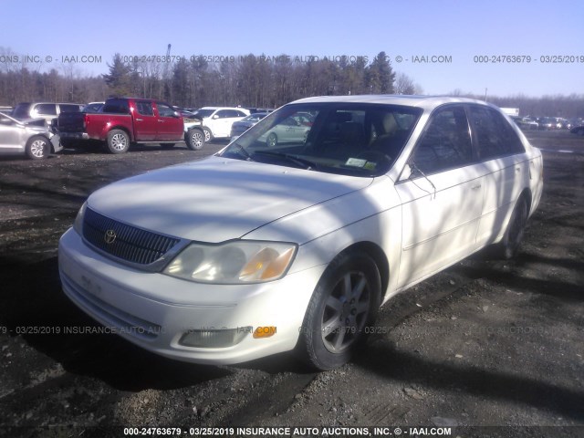 4T1BF28B01U116684 - 2001 TOYOTA AVALON XL/XLS WHITE photo 2