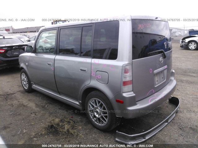 JTLKT324564060413 - 2006 TOYOTA SCION XB 银色 照片 3