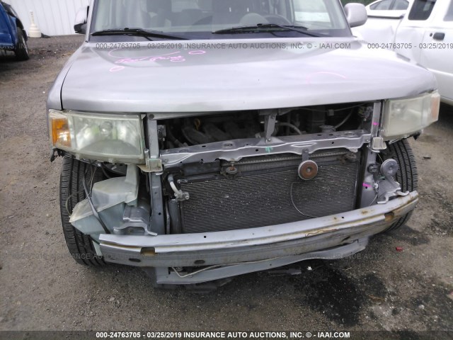 JTLKT324564060413 - 2006 TOYOTA SCION XB 银色 照片 6