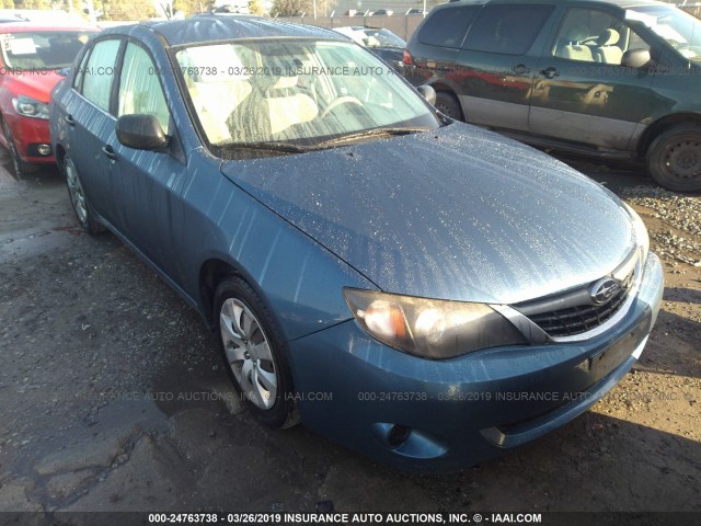 JF1GE61668H505775 - 2008 SUBARU IMPREZA 2.5I BLUE photo 1