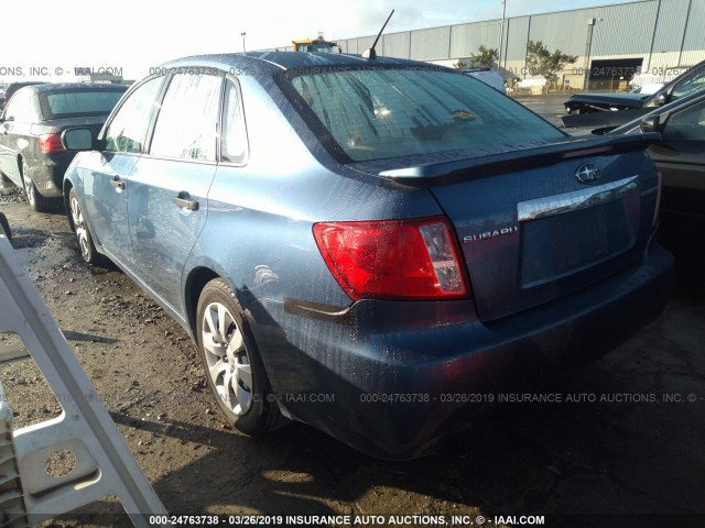 JF1GE61668H505775 - 2008 SUBARU IMPREZA 2.5I BLUE photo 3