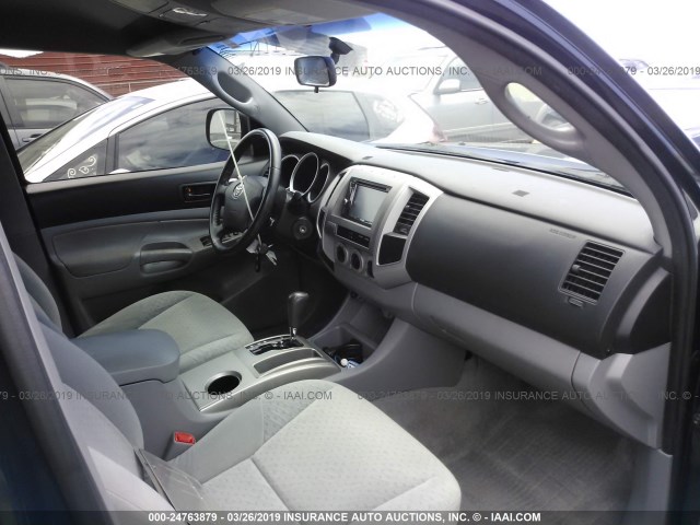 5TEJU62N17Z361655 - 2007 TOYOTA TACOMA DOUBLE CAB PRERUNNER BLACK photo 5