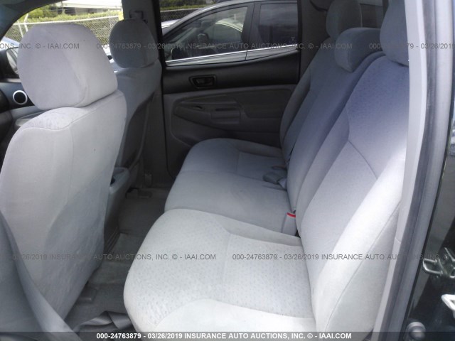 5TEJU62N17Z361655 - 2007 TOYOTA TACOMA DOUBLE CAB PRERUNNER BLACK photo 8