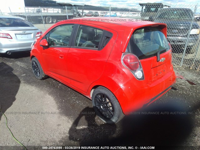 KL8CA6S97FC818141 - 2015 CHEVROLET SPARK LS RED photo 3