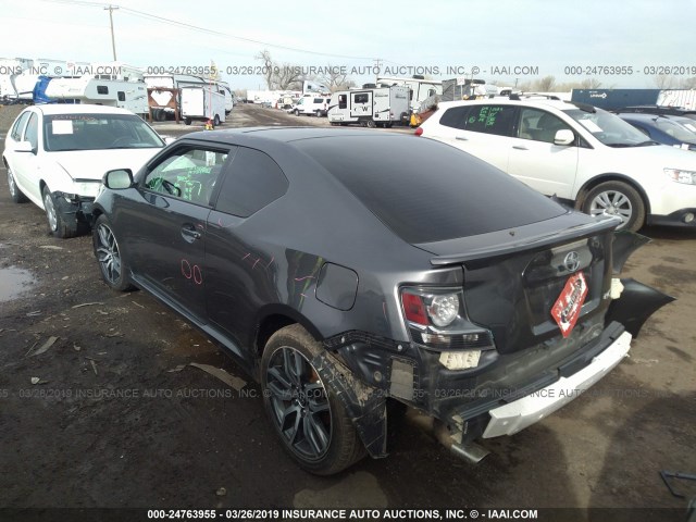 JTKJF5C72E3082594 - 2014 TOYOTA SCION TC ნაცრისფერი ფოტო 3