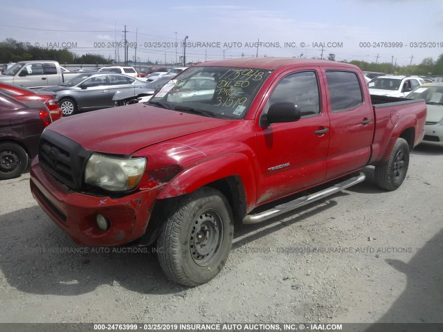 3TMKU72N86M005970 - 2006 TOYOTA TACOMA DBL CAB PRERUNNER LNG BED RED photo 2