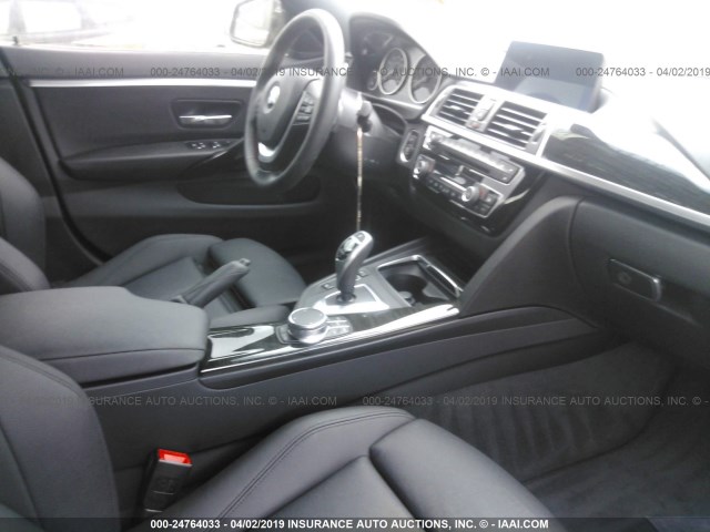 WBA4J1C53KBM18701 - 2019 BMW 430I GRAN COUPE GRAY photo 5