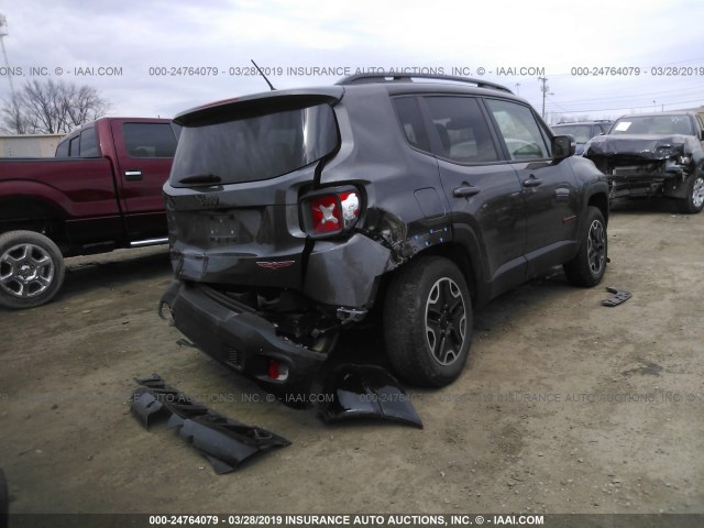 ZACCJBCT9GPD70380 - 2016 JEEP RENEGADE TRAILHAWK BLACK photo 4