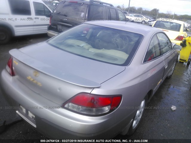 2T1CF22P0XC140180 - 1999 TOYOTA CAMRY SOLARA SE/SLE SILVER photo 4