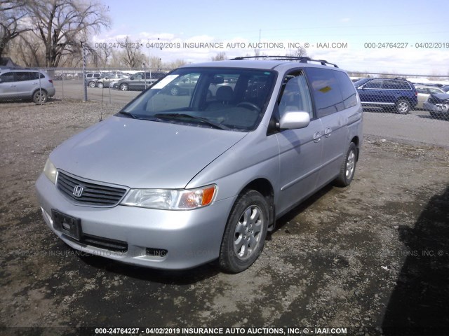 5FNRL18993B075017 - 2003 HONDA ODYSSEY EXL SILVER photo 2