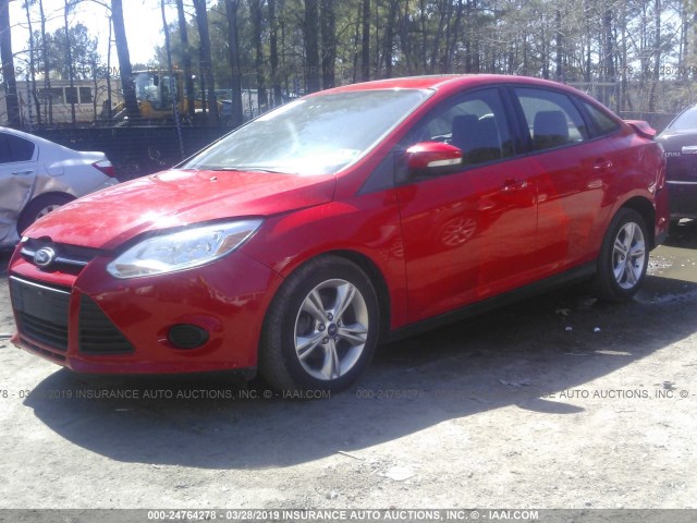 1FADP3F24DL161968 - 2013 FORD FOCUS SE RED photo 2