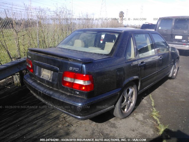 YV1LS53D8X2566290 - 1999 VOLVO S70 T5 TURBO BLUE photo 4