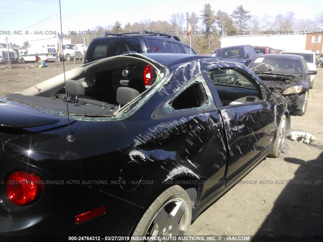 1G1AP18P777220091 - 2007 CHEVROLET COBALT SS SUPERCHARGED BLACK photo 6