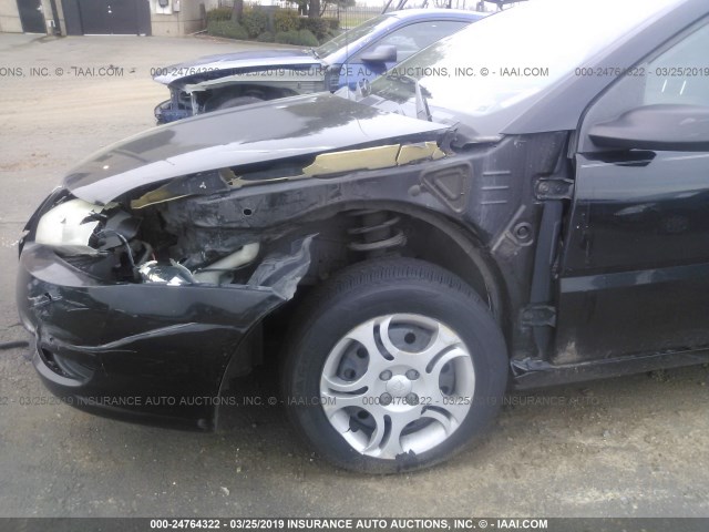 1G8AJ52FX5Z107621 - 2005 SATURN ION LEVEL 2 黑色 照片 6